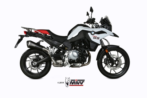 [B.033.LDRB] Mivv Slip-On Delta Race Black BMW F 750 GS / F 850 GS 2018-24
