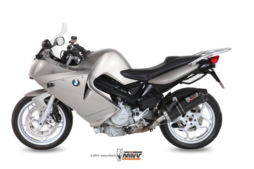 [B.023.LEC] Mivv Slip-On Oval carbono con tapa carbono BMW F 800 S / ST 2006-12