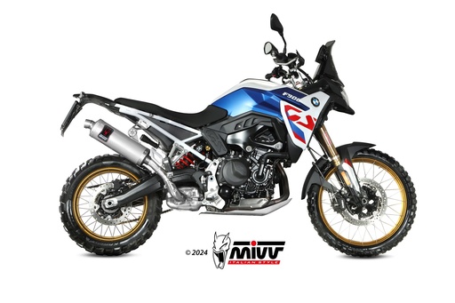 [B.043.LDKX] Mivv Slip-On Dakar St. Steel BMW F 900 GS 2024