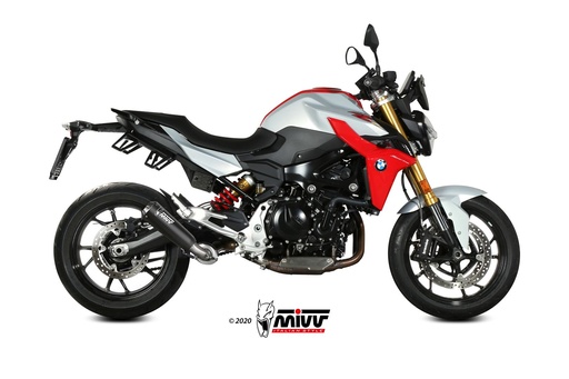 [B.038.LC4B] Mivv Slip-On X-M1 Black BMW F 900 R 2020-24