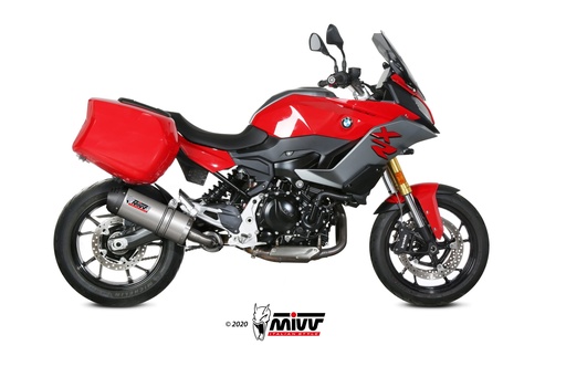 [B.037.LNC] Mivv Slip-On Oval Titan con tapa carbono BMW F 900 XR 2020-24