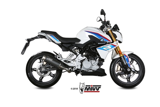 [B.032.LXBP] Mivv Full system 1x1 GP Pro Black BMW G 310 R 2018-24