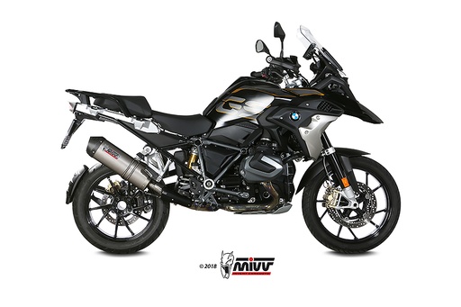[B.034.LNC] Mivv Slip-On Oval Titan con tapa carbono BMW R 1250 GS / Adventure 2019-23