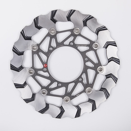 [BY701R] Braking Disco de freno delantero derecho Batfly Ø310/102 para Suzuki