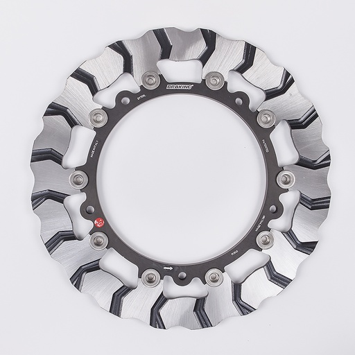 [BY709L] Braking Disco de freno delantero izquierdo Batfly Ø320/176 para BMW
