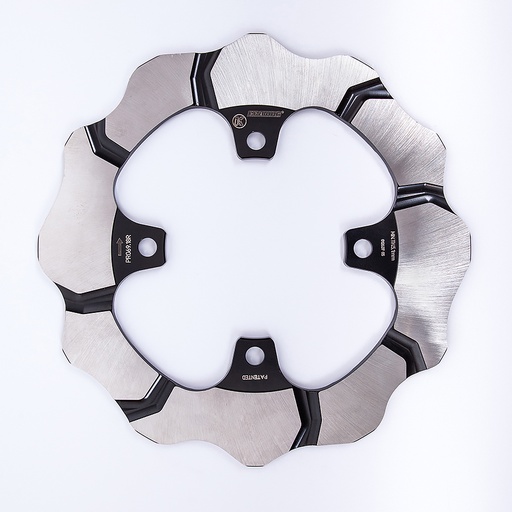 [BY9020R] Braking Disco de freno trasero derecho W-FIX Batfly Ø244/100,5 para Yamaha