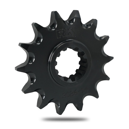 [C3026-11BK7] RK Piñón de Acero en color negro de 11 Dientes. Paso de Cadena 428