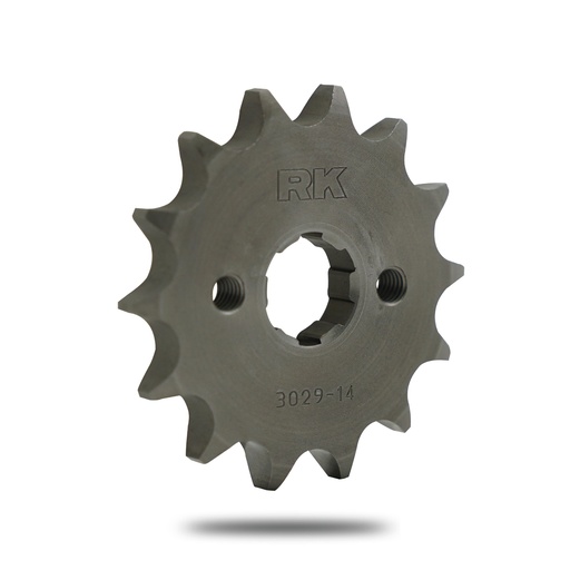 [C3029-14ZZ0] RK Piñón de Acero de 14 Dientes. Paso de Cadena 428