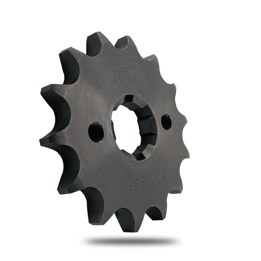 [C3031-14ZZ0] RK Piñón de Acero de 14 Dientes. Paso de Cadena 428