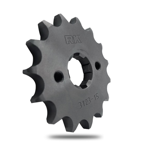 [C3123-16ZZ0] RK Piñón de Acero de 16 Dientes. Paso de Cadena 428