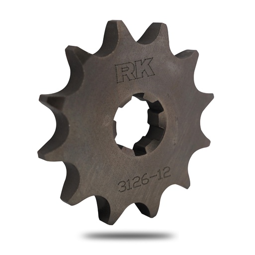 [C3126-14ZZ0] RK Piñón de Acero de 14 Dientes. Paso de Cadena 428