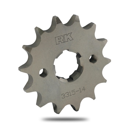 [C3315-14ZZ0] RK Piñón de Acero de 14 Dientes. Paso de Cadena 428