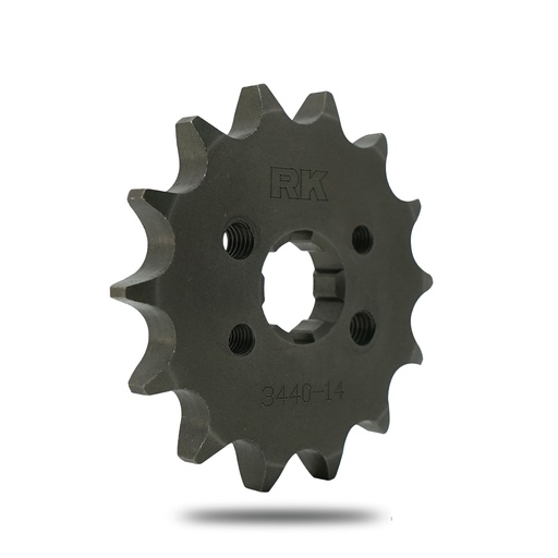 [C3440-14ZZ0] RK Piñón de Acero de 14 Dientes. Paso de Cadena 428