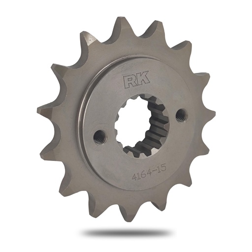 [C4164-14ZZ0] RK Piñón de Acero de 14 Dientes. Paso de Cadena 520