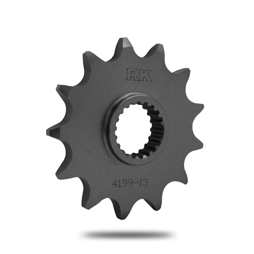 [C4199-13ZZ0] RK Piñón de Acero de 13 Dientes. Paso de Cadena 520
