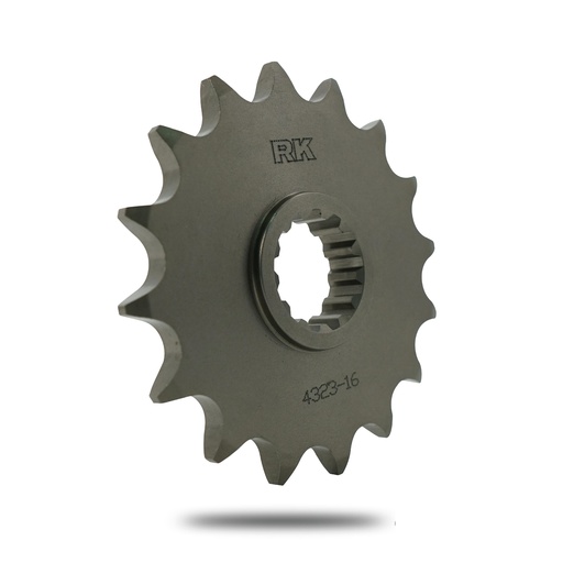[C4323-16ZZ0] RK Piñón de Acero de 16 Dientes. Paso de Cadena 520