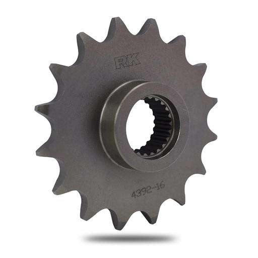 [C4392-16ZZ0] RK Piñón de Acero de 16 Dientes. Paso de Cadena 520