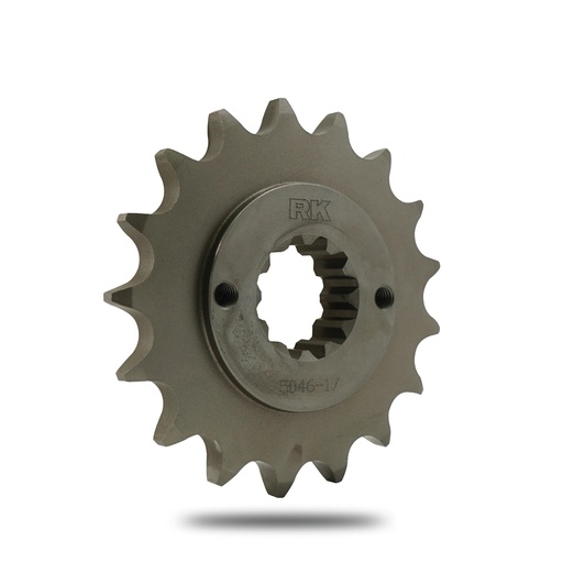 [C5046-17ZZ0] RK Piñón de Acero de 17 Dientes. Paso de Cadena 525