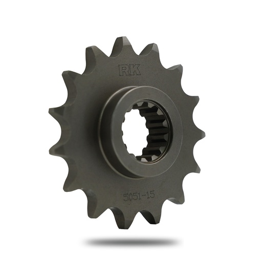 [C5051-15ZZ0] RK Piñón de Acero de 15 Dientes. Paso de Cadena 525