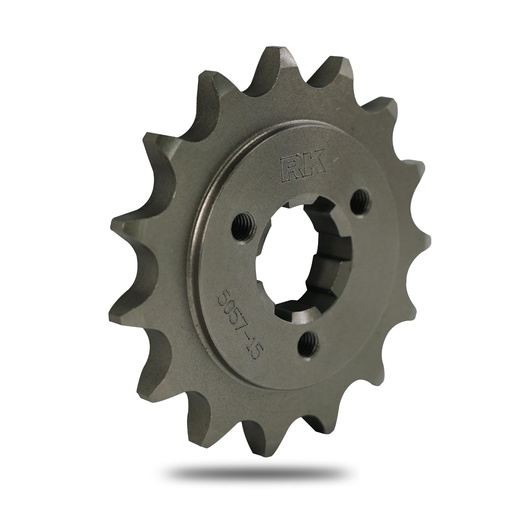 [C5057-15ZZ0] RK Piñón de Acero de 15 Dientes. Paso de Cadena 525