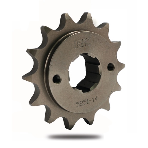 [C5251-15ZZ0] RK Piñón de Acero de 15 Dientes. Paso de Cadena 525