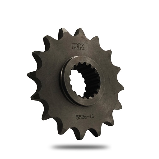 [C5526-16ZZ0] RK Piñón de Acero de 16 Dientes. Paso de Cadena 525