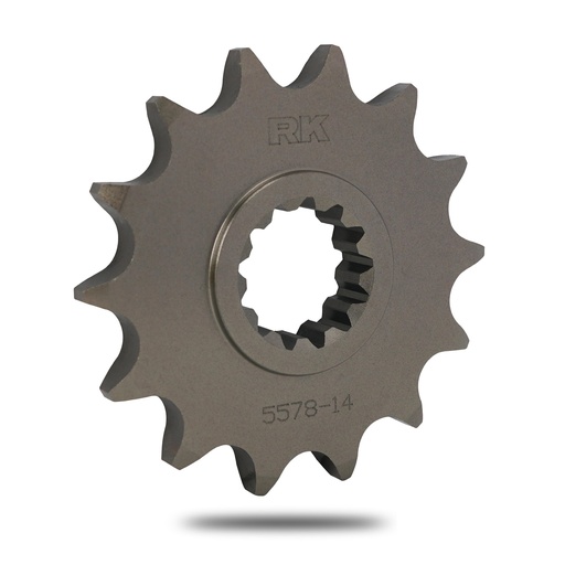 [C5578-14ZZ0] RK Piñón de Acero de 14 Dientes. Paso de Cadena 525