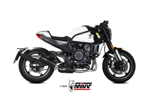 [CF.003.LH1BA] Mivv Slip-On HR-1 Black CF Moto 700 CL-X 2023-24