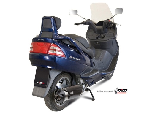 [C.SU.0011.B] Mivv Full system 1x1 Urban St. Steel Suzuki Burgman 250 / Burgman 400 1998-02