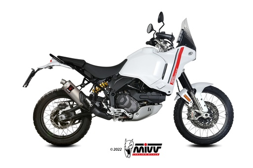 [D.053.LDKT] Mivv Slip-On Dakar Titanium Ducati Desert X 2022-24