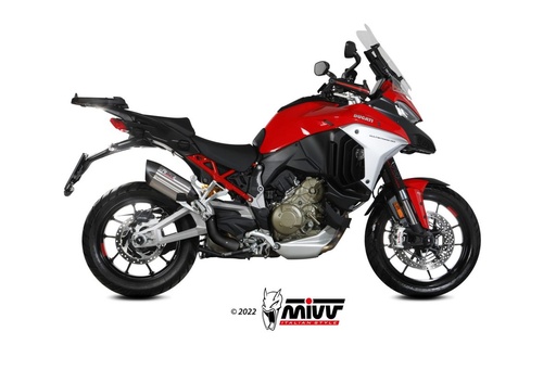 [D.052.L7] Mivv Slip-On Suono Titanio Ducati Multistrada V4 1100 / S 2021-24