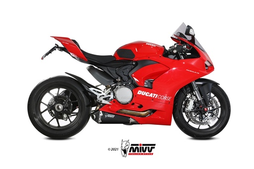 [D.046.LDRB] Mivv Slip-On Delta Race Black Ducati Panigale V2 2020-24