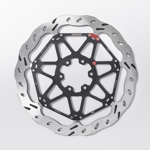 [EP073L] Braking Disco de freno delantero izquierdo Epta W-FLO Ø320/64 para Aprilia/Benelli/Bimota/Ducati/KTM
