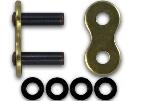 [RK520ZXWCLFOR] RK Eslabón 520ZXW/Enganche para Remachar en Color Oro
