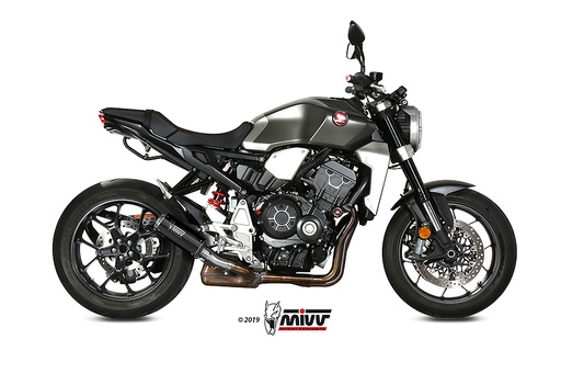 [H.068.LM3B] Mivv Slip-On Mk3 Black Honda CB 1000 R 2018-24
