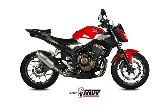 [H.075.L6P] Mivv Slip-On GP Pro Titan Honda CB 500 F 2019-24