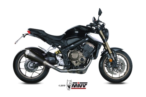 [H.072.LDRB] Mivv Full system 4x2x1 Delta Race Black Honda CB 650 R / CBR 650 R 2019-23