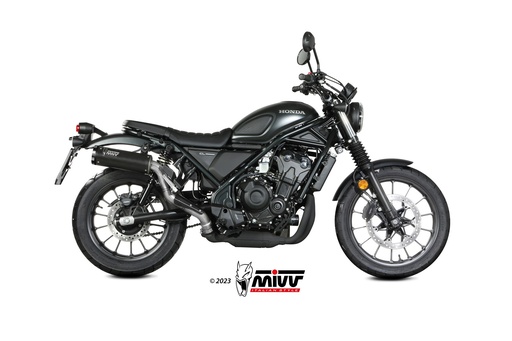 [H.090.LH1BA] Mivv Slip-On HR-1 Black Honda CL 500 2023-24