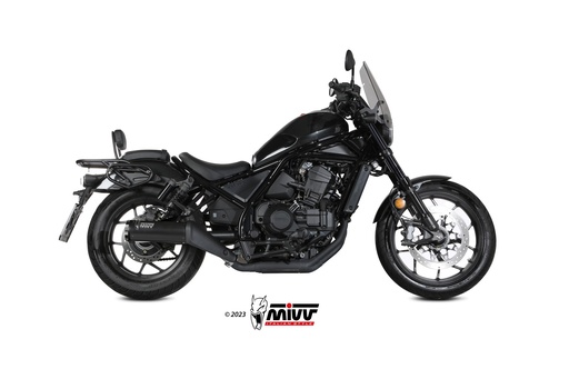 [H.092.LH1BA] Mivv Slip-On HR-1 Black Honda CMX 1100 Rebel 2022-24