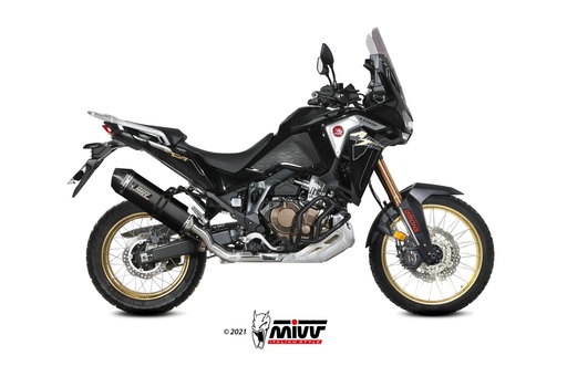 [H.079.LRB] Mivv Slip-On Speed edge Black Honda CRF 1100 L Africa Twin 2020-23