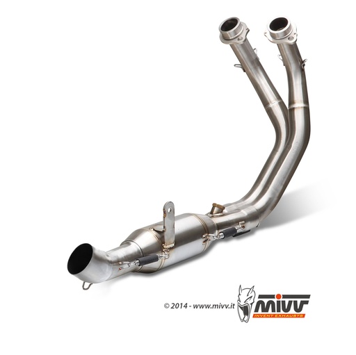 [H.051.C1] Mivv Colectores no kat (Compatible con silenciosos Mivv H.051) Honda CB 500 F / X /CBR 500 R 2013-15