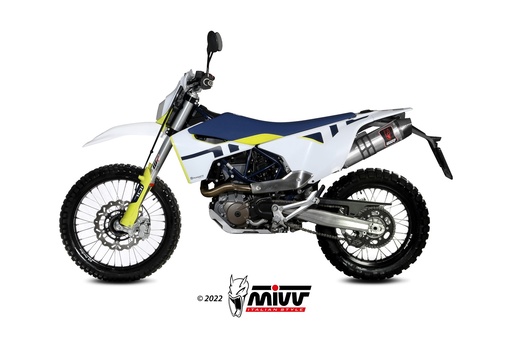 [M.HU.010.L4C] Mivv Slip-On Oval Titanium Husqvarna 701 Enduro / SuperMoto 2021-24