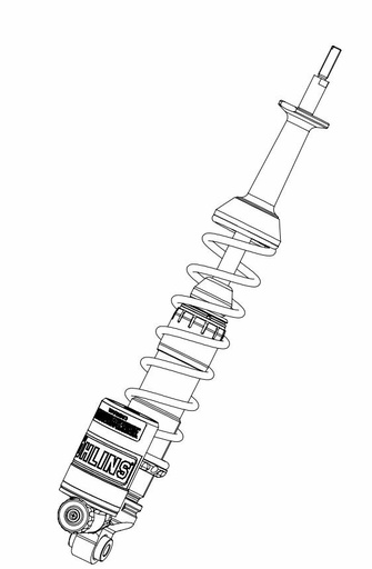 [PI 802] Öhlins Amortiguador S36PC1 Vespa Sprint 150 / Sprint 150 ABS 2017-2023