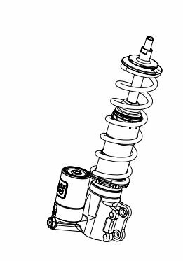 [PI 801] Öhlins Amortiguador S36P Vespa Sprint 150 / Sprint 150 ABS 2017-2023