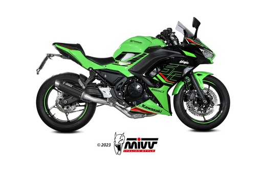 [K.058.L2P] Mivv Full system 2x1 GP Pro carbono Kawasaki Ninja 650 / Z650 2024 (2 sondas lambda)