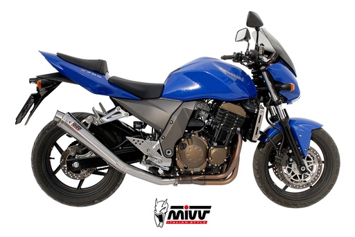 [K.011.LC3] Mivv Slip-On X-Cone St. Steel Kawasaki Z750 2004-06