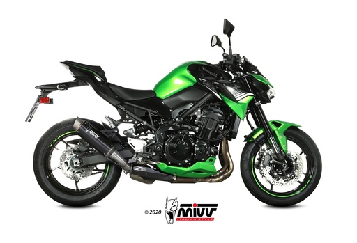 [K.052.LXBP] Mivv Slip-On GP Pro Black Kawasaki Z900 2020-24