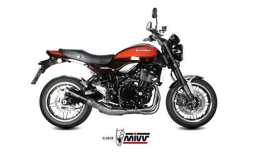 [K.046.LXBP] Mivv Slip-On GP Pro Black Kawasaki Z900 RS 2018-24