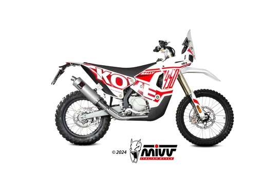 [KO.001.LDKX] Mivv Slip-On Dakar St. Steel Kove 450 Rally 2022-24