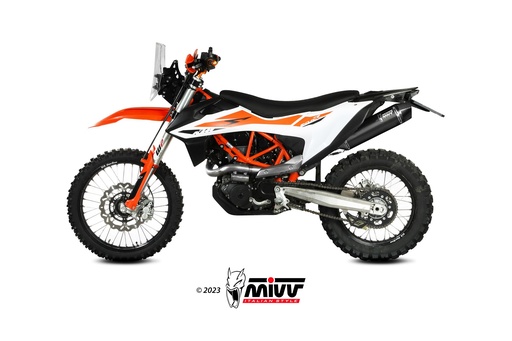 [M.KT.032.LXBC] Mivv Slip-On STR1 Black KTM 690 ENDURO R / 690 SMC R 2021-24